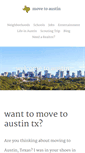 Mobile Screenshot of move-to-austin.com