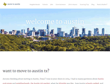 Tablet Screenshot of move-to-austin.com